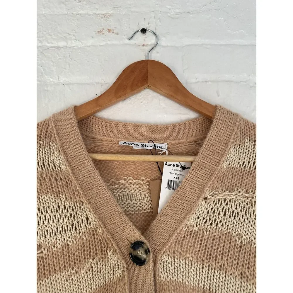Acne Studios Striped Mohair Cardigan